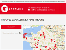 Tablet Screenshot of la-galerie.com